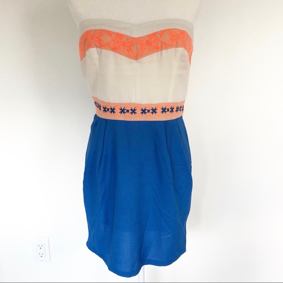 Flying Tomato Dresses & Skirts - Flying Tomato strapless sweetheart dress Sz L